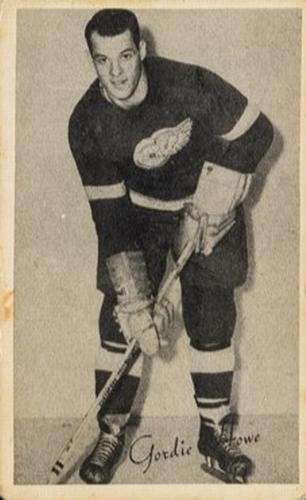 1948-52 Exhibits Canadian - White Border #NNO Gordie Howe Front