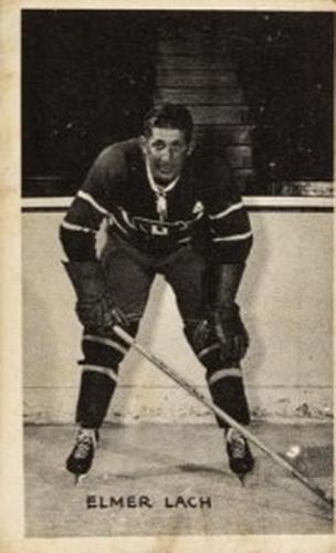 1948-52 Exhibits Canadian - White Border #NNO Elmer Lach Front