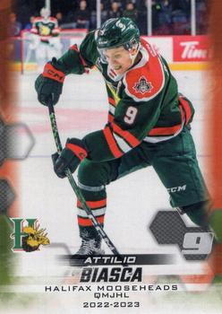 2022-23 Extreme Halifax Mooseheads (QMJHL) #6 Attilio Biasca Front