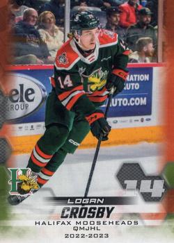 2022-23 Extreme Halifax Mooseheads (QMJHL) #10 Logan Crosby Front