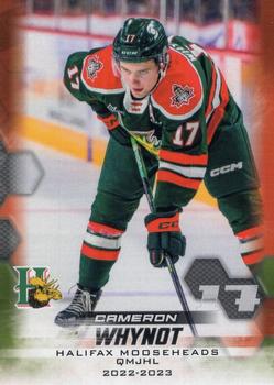 2022-23 Extreme Halifax Mooseheads (QMJHL) #11 Cameron Whynot Front