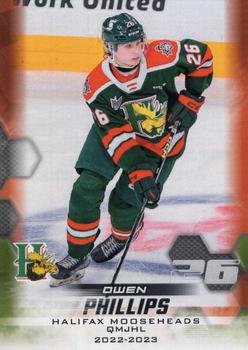 2022-23 Extreme Halifax Mooseheads (QMJHL) #14 Owen Phillips Front