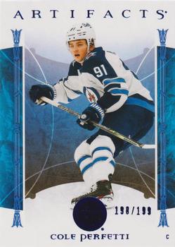2022-23 Upper Deck Artifacts - Royal Blue #4 Cole Perfetti Front