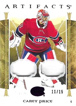 2022-23 Upper Deck Artifacts - Material Purple #102 Carey Price Front