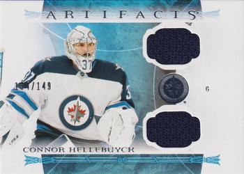 2022-23 Upper Deck Artifacts - Horizontal Material #141 Connor Hellebuyck Front