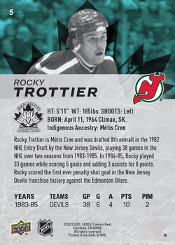 2023 Upper Deck First Peoples Rookie Cards #5 Rocky Trottier Back