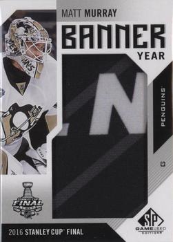 2016-17 SP Game Used - Banner Year Achievement #BSC-MM Matt Murray Front