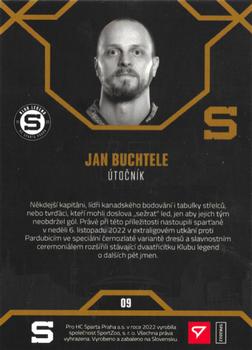 2022-23 SportZoo HC Sparta Praha #09 Jan Buchtele Back