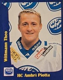 1998-99 Swiss Power Play Stickers #24 Theo Wittmann Front