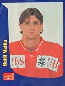1998-99 Swiss Power Play Stickers #253 Mattia Baldi Front