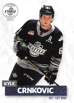 2022-23 Seattle Thunderbirds (WHL) Booster Club #NNO Kyle Crnkovic Front