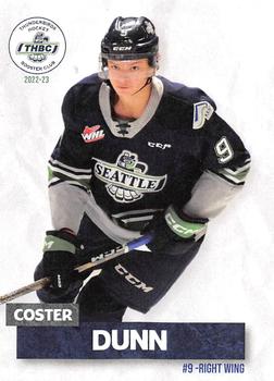 2022-23 Seattle Thunderbirds (WHL) Booster Club #NNO Coster Dunn Front