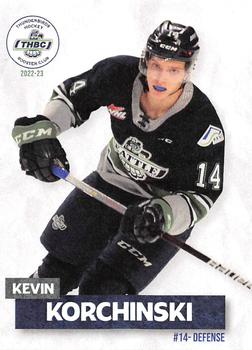 2022-23 Seattle Thunderbirds (WHL) Booster Club #NNO Kevin Korchinski Front