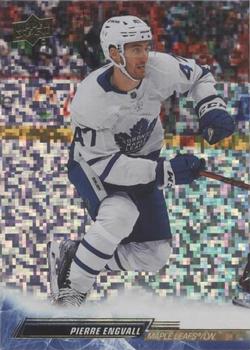 2022-23 Upper Deck - Speckled Rainbow Foil #424 Pierre Engvall Front