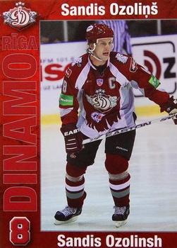2009-10 Dinamo Riga #2 Sandis Ozolinsh Front