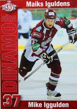2009-10 Dinamo Riga #13 Mike Iggulden Front