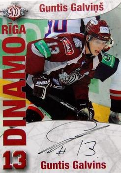 2009-10 Dinamo Riga #103 Guntis Galvins Front