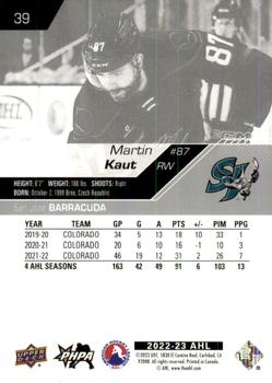 2022-23 Upper Deck AHL #39 Martin Kaut Back