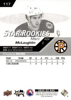 2022-23 Upper Deck AHL #117 Marc McLaughlin Back