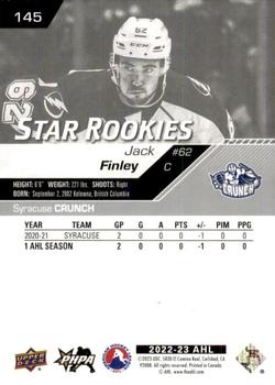 2022-23 Upper Deck AHL #145 Jack Finley Back