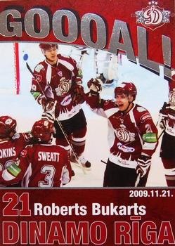 2009-10 Dinamo Riga - Goooal - Silver #G-RB Roberts Bukarts Front