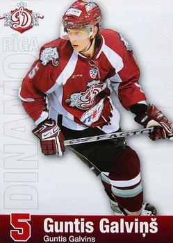 2008-09 Dinamo Riga #18 Guntis Galvins Front