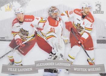 2018-19 Corona KHL 3 Stars (unlicensed) #12 Ville Lajunen / Alexander Lazushin / Wojtek Wolski Front