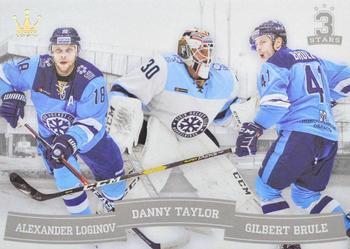 2018-19 Corona KHL 3 Stars (unlicensed) #18 Alexander Loginov / Danny Taylor / Gilbert Brule Front
