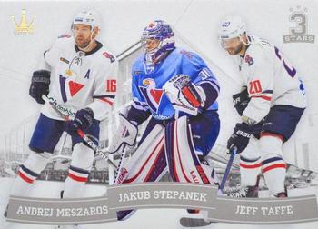 2018-19 Corona KHL 3 Stars (unlicensed) #20 Andrej Meszaros / Jakub Stepanek / Jeff Taffe Front