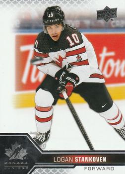 2022-23 Upper Deck Team Canada Juniors #11 Logan Stankoven Front