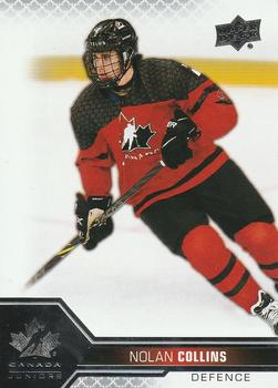 2022-23 Upper Deck Team Canada Juniors #31 Nolan Collins Front