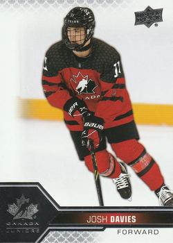 2022-23 Upper Deck Team Canada Juniors #44 Josh Davies Front