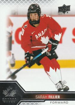 2022-23 Upper Deck Team Canada Juniors #45 Sarah Fillier Front
