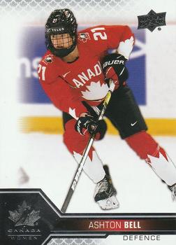 2022-23 Upper Deck Team Canada Juniors #52 Ashton Bell Front