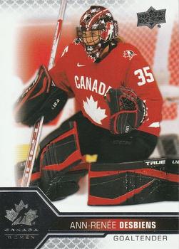 2022-23 Upper Deck Team Canada Juniors #59 Ann-Renee Desbiens Front