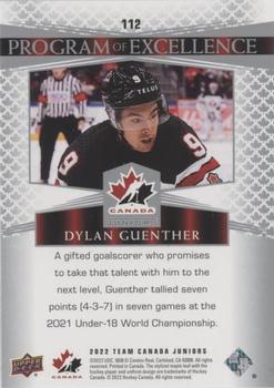 2022-23 Upper Deck Team Canada Juniors #112 Dylan Guenther Back
