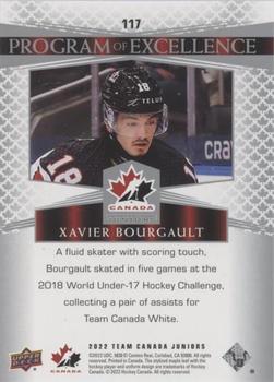 2022-23 Upper Deck Team Canada Juniors #117 Xavier Bourgault Back