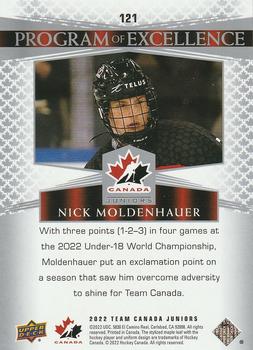 2022-23 Upper Deck Team Canada Juniors #121 Nick Moldenhauer Back