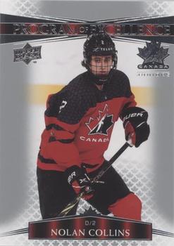 2022-23 Upper Deck Team Canada Juniors #144 Nolan Collins Front