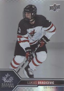 2022-23 Upper Deck Team Canada Juniors - Pillars of Light #32 Lukas Dragicevic Front