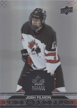 2022-23 Upper Deck Team Canada Juniors - Pillars of Light #88 Josh Filmon Front