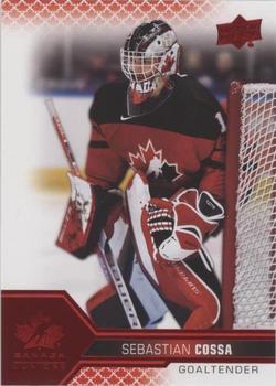 2022-23 Upper Deck Team Canada Juniors - Red #9 Sebastian Cossa Front