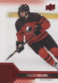 2022-23 Upper Deck Team Canada Juniors - Red #31 Nolan Collins Front