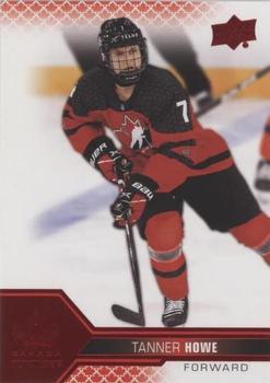 2022-23 Upper Deck Team Canada Juniors - Red #42 Tanner Howe Front