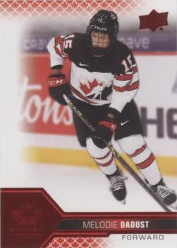 2022-23 Upper Deck Team Canada Juniors - Red #48 Melodie Daoust Front