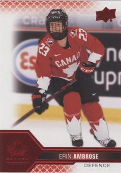 2022-23 Upper Deck Team Canada Juniors - Red #53 Erin Ambrose Front