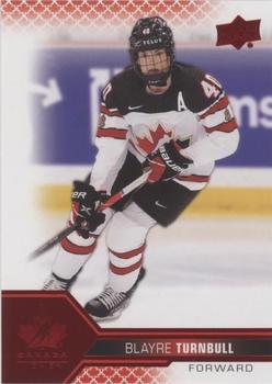 2022-23 Upper Deck Team Canada Juniors - Red #61 Blayre Turnbull Front