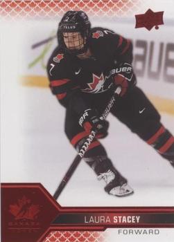 2022-23 Upper Deck Team Canada Juniors - Red #69 Laura Stacey Front