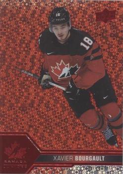 2022-23 Upper Deck Team Canada Juniors - Red Champagne #3 Xavier Bourgault Front
