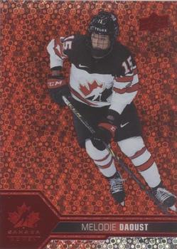 2022-23 Upper Deck Team Canada Juniors - Red Champagne #48 Melodie Daoust Front